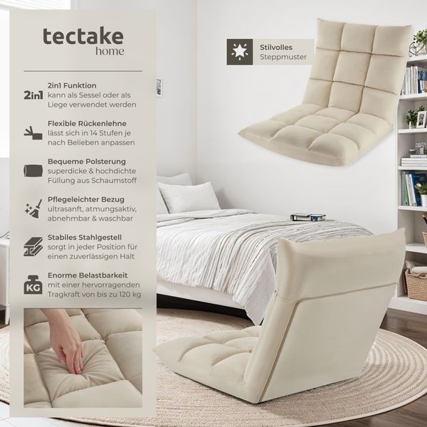 tectake Relaxsessel Fernsehsessel Snooze, 2 in günstig online kaufen