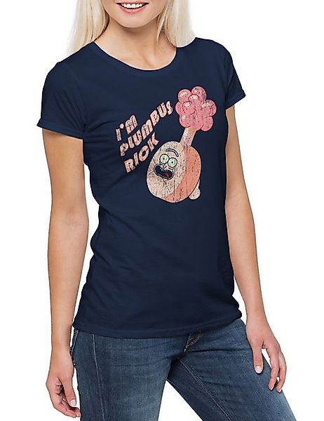 Urban Backwoods Print-Shirt Plumbus Rick Damen T-Shirt Sanchez Beth Adventu günstig online kaufen