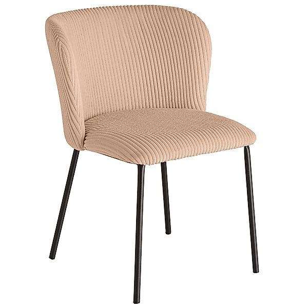 riess-ambiente Esszimmerstuhl LYON rosa / schwarz günstig online kaufen
