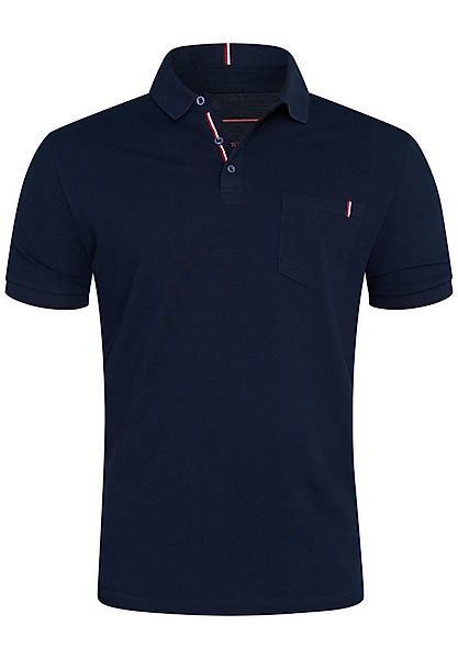 Rello & Reese Poloshirt RRGALENA Herren Kurzarm Polo-Hemd T-Shirt in Piqué- günstig online kaufen