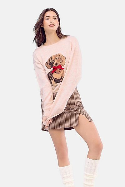 LIPSY Rundhalspullover Lipsy Weihnachten Rundhals-Strickpullover, Regular ( günstig online kaufen