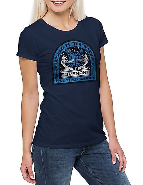 Urban Backwoods Print-Shirt USCSS Covenant Patch Damen T-Shirt Prometheus N günstig online kaufen