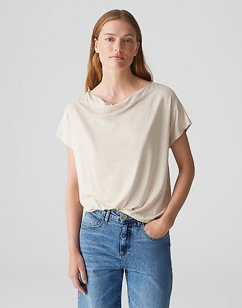 OPUS Kurzarmshirt Sasser O-Form cropped Länge Jersey günstig online kaufen