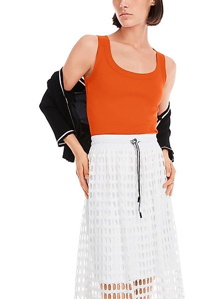 Marc Cain Tanktop Ärmelloses Top in Baumwoll-Ripp günstig online kaufen