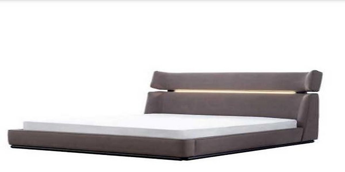 Xlmoebel Bett Modernes Luxus-Schlafzimmer-Bett in stilvollem Grau, (1-tlg., günstig online kaufen