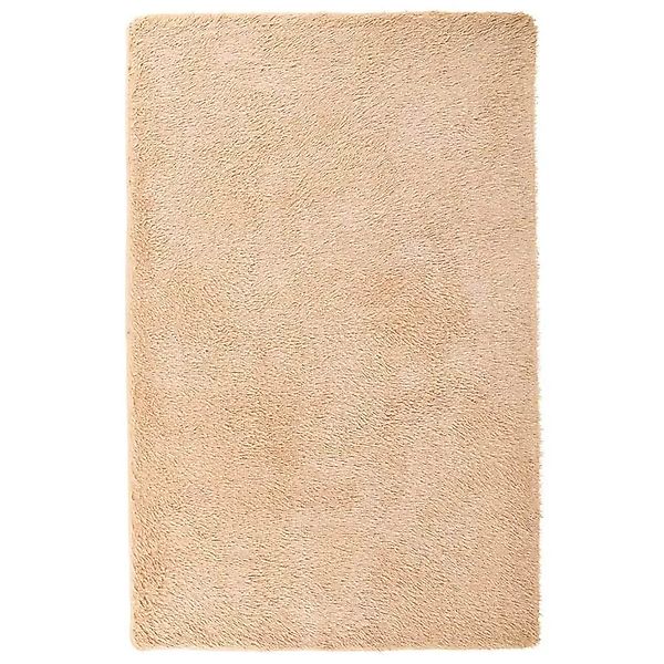 vidaXL Teppich Shaggy Hochflor NAVARRA Beige 130x200 cm Polyester 4102829 günstig online kaufen