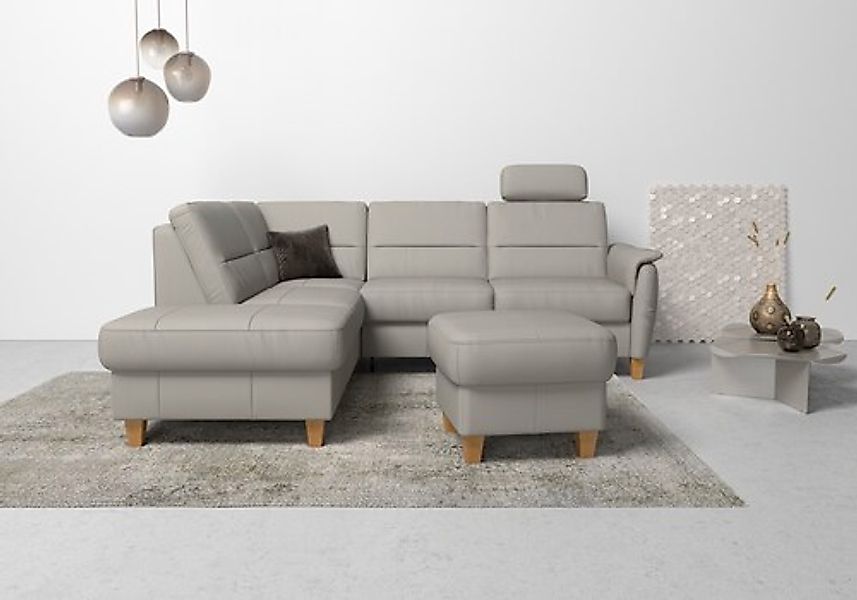 Home affaire Ecksofa »Palmera L-Form, B: 236 cm« optional Bettfunktion & Be günstig online kaufen