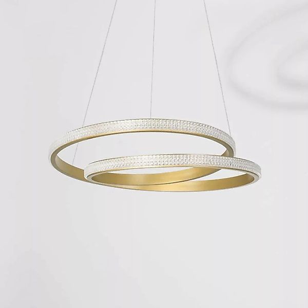 LED Pendelleuchte Grania in Gold 25W 1900lm günstig online kaufen