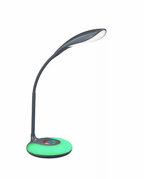 LED-Tischleuchte KRAIT 3 5W von REALITY Leuchten R52781242 Grau / Grün günstig online kaufen