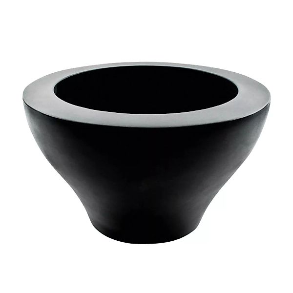 Serralunga - Ming Vase Ø 80cm - schwarz/matt/H x Ø 50x80cm günstig online kaufen