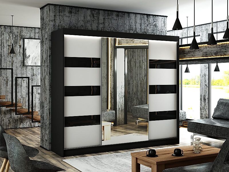 ALTDECOR Schiebetürenschrank LOSTE (Kleiderschrank Garderobenschrank mit günstig online kaufen