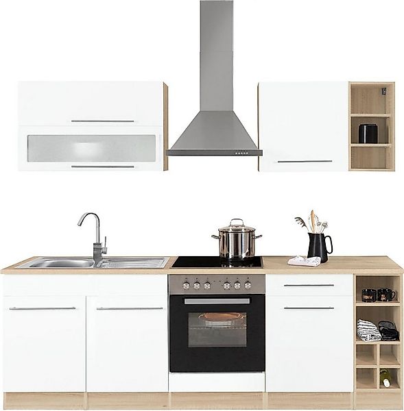 KOCHSTATION Küchenzeile KS-Eton, mit E-Geräten, Breite 240 cm günstig online kaufen