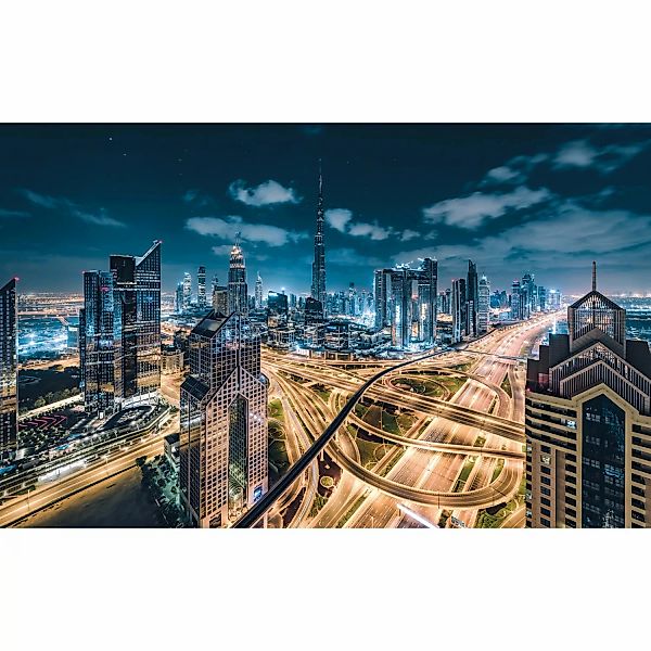 Sanders & Sanders Fototapete 1001 Nacht Blau und Beige 450 x 280 cm 612684 günstig online kaufen