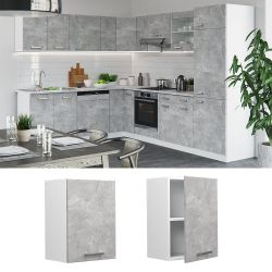 Vicco Hängeschrank R-Line, Beton/Weiß, 45 cm günstig online kaufen