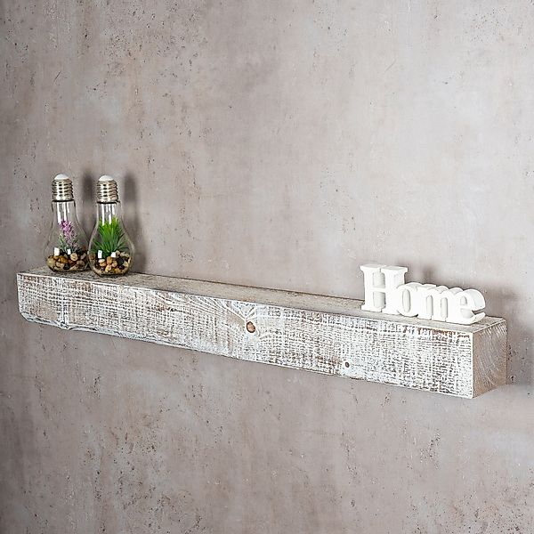 Levandeo® Wandregal, levandeo Wandregal Holz Massiv günstig online kaufen