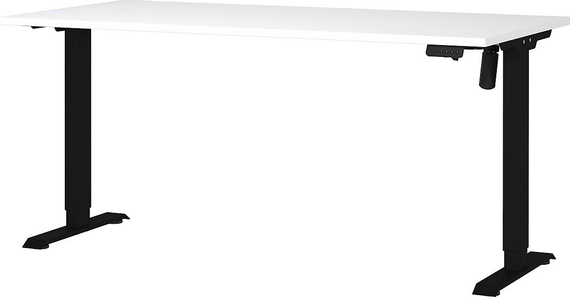 GERMANIA Schreibtisch Boras, elektrisch höhenverstellbar, Breite 120/140/16 günstig online kaufen