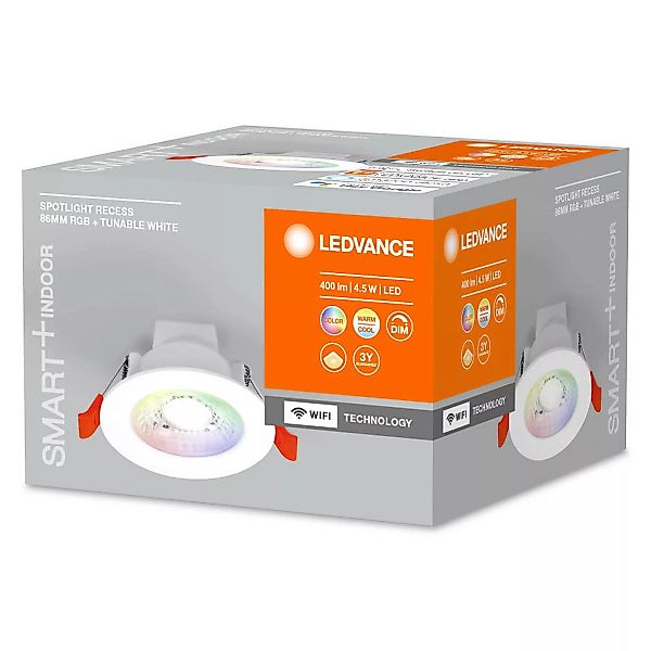 LEDVANCE SMART+ WiFi Spot LED-Einbaustrahler, 100° günstig online kaufen