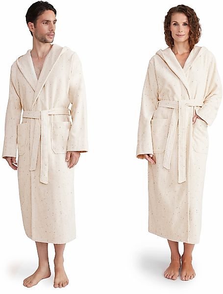 Möve Unisex-Bademantel "Calm Essence" 1 Stk. tlg., aus 100 % saugfähiger Pr günstig online kaufen