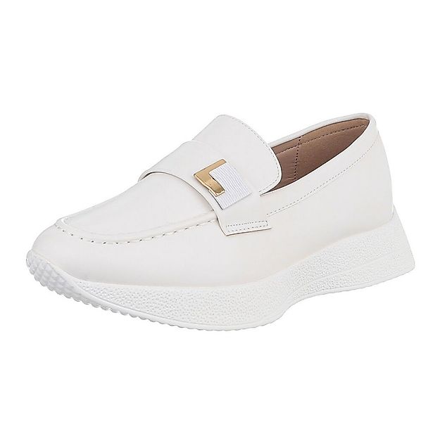 Ital-Design Atmungsaktive Plattformsandale für Damen im Alltag Slipper (898 günstig online kaufen