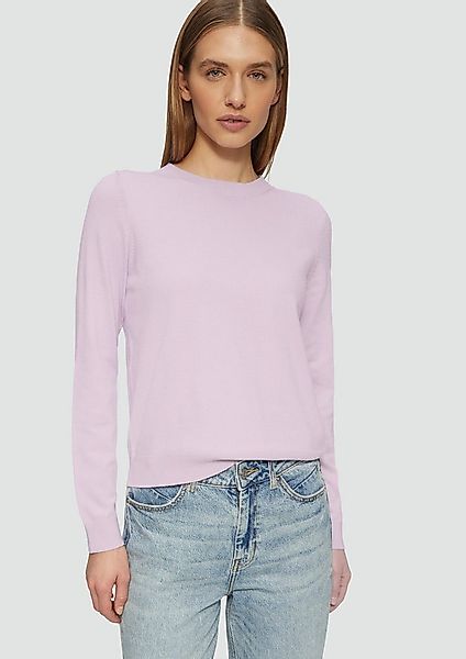 s.Oliver Longpullover Strickpullover Strickpullover aus Viskosemix günstig online kaufen