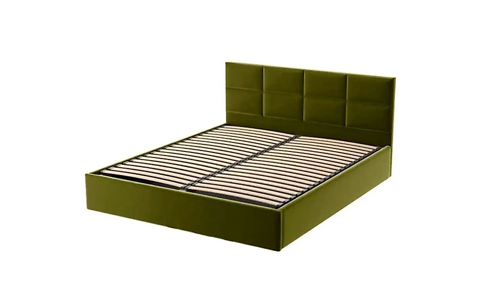 Polsterbett 200x200 Beige   ¦ grün ¦ Maße (cm): B: 189 H: 90 Betten > Polst günstig online kaufen