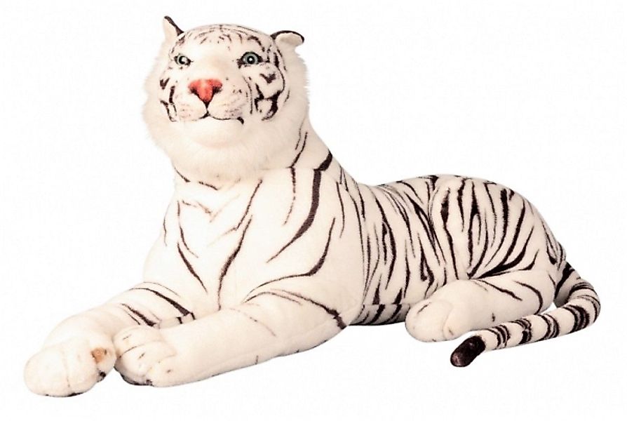 Geschenkestadl Plüschfigur XXL Tiger Kuscheltier in braun oder weiss 110 cm günstig online kaufen
