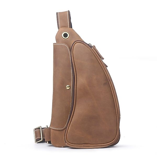 YUBRO-STUDIO Schultertasche Herren Leder Schultertasche Vintage günstig online kaufen