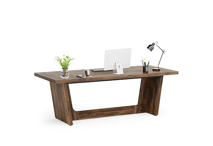 Tribesigns Schreibtisch Computertisch, 180 x 79 x 75 cm Groß PC Tisch Bürot günstig online kaufen
