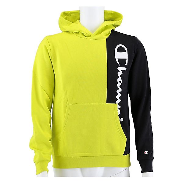 Champion Kapuzenpullover (Hoodie) Color Block gelb/schwarz günstig online kaufen