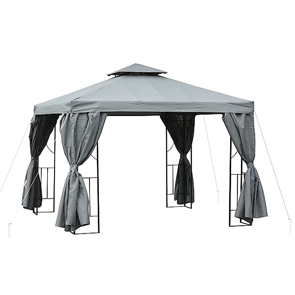 Outsunny Pavillon Gartenpavillon günstig online kaufen