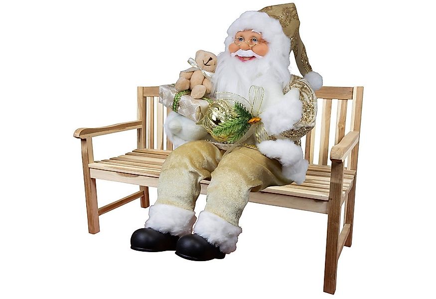 Christmas Paradise Weihnachtsmann sitzend 45cm - 6 Designs (Deko Figur, 1 S günstig online kaufen