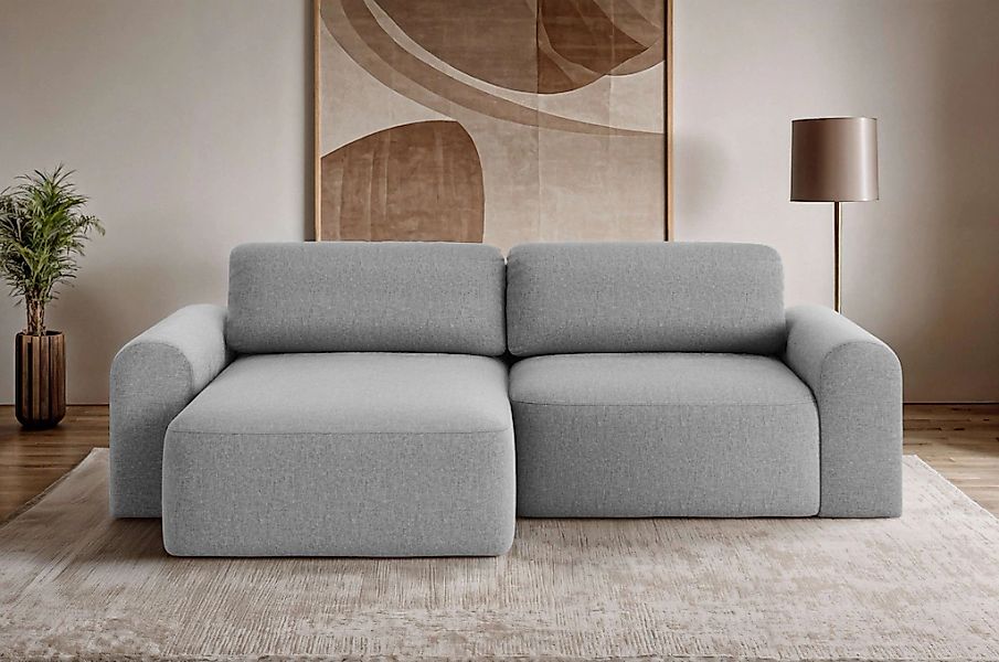OTTO home Ecksofa "LEOO universell Schlafsofa mit Bettkasten, Maße B/T/H: 2 günstig online kaufen