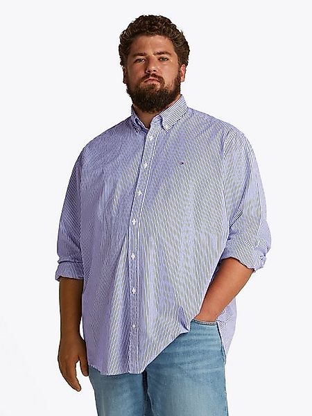 Tommy Hilfiger Big & Tall Langarmhemd BT-FLEX POPLIN CL STP SHIRT-B in Groß günstig online kaufen