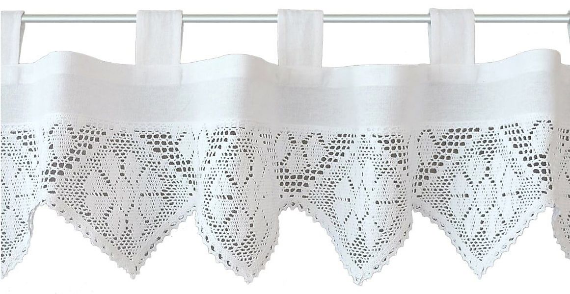 matches21 HOME & HOBBY Scheibengardine Scheiben-Gardine Landhaus-Stil Häkel günstig online kaufen