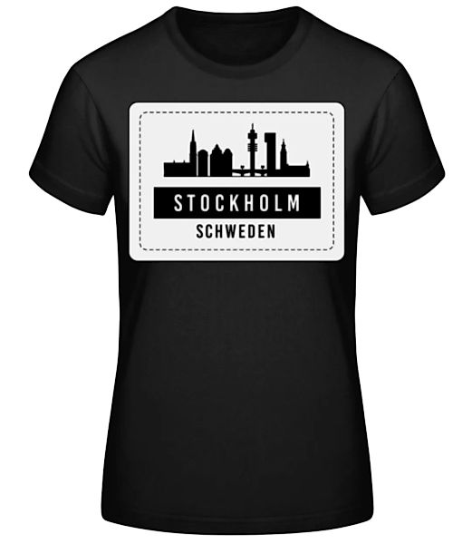 Stockholm Schweden · Frauen Basic T-Shirt günstig online kaufen