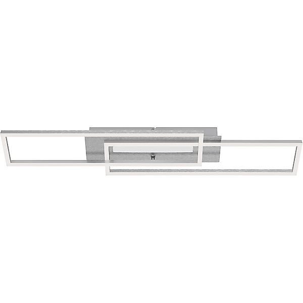 Brilo LED-Deckenleuchte Frame Mid Aluminium günstig online kaufen