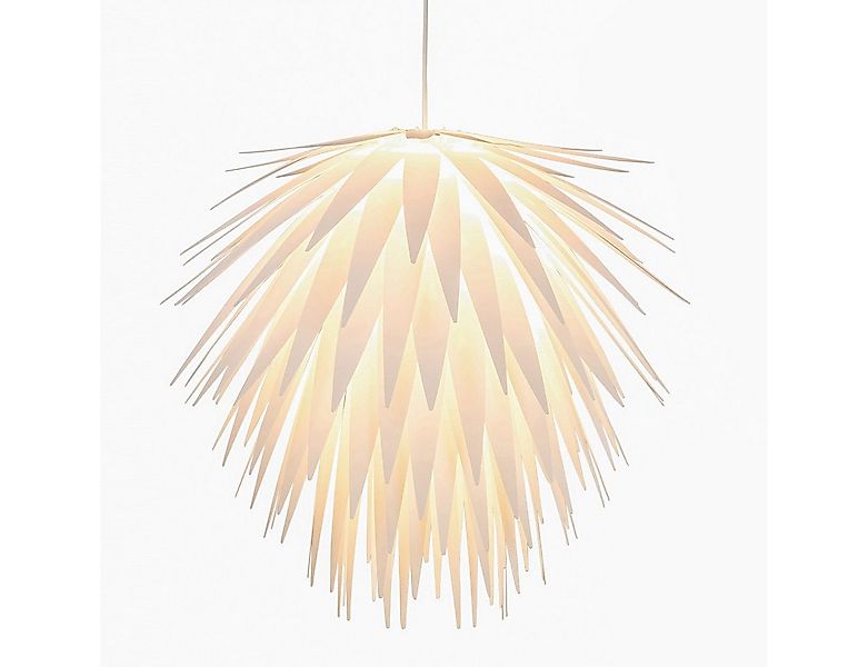 hofstein Hängeleuchte »Corato« moderne Hängelampe aus Kunststoff in Weiß, o günstig online kaufen