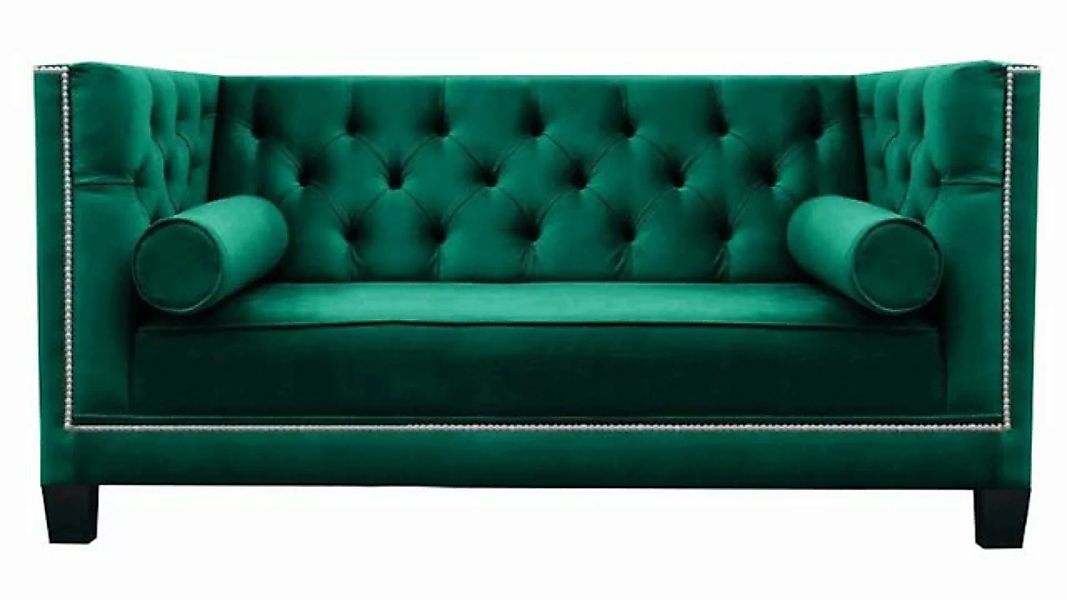 JVmoebel 2-Sitzer Grün Sofa Zweisitzer Couch Chesterfield Modern Luxus Wohn günstig online kaufen