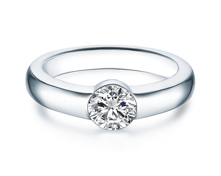 Trilani Fingerring silber, verziert mit Kristallen von Swarovski® günstig online kaufen