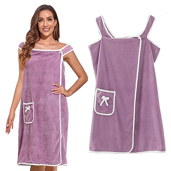 LA CUTE Saunatuch Damen Handtuch Bademantel günstig online kaufen