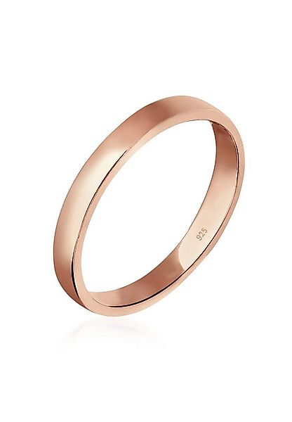 Elli Fingerring Basic Ehering Partnerring Damen 925er Silber, Ehering günstig online kaufen
