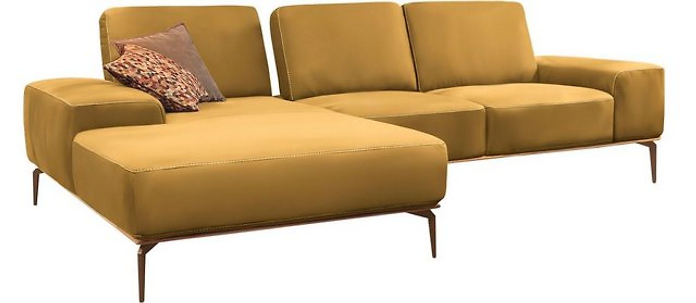 W.SCHILLIG Ecksofa run, Designsofa mit tollem Sitzkomfort, bequem, L-Form, günstig online kaufen