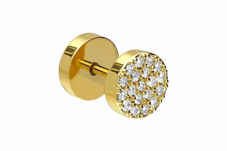 PIERCINGLINE Fake-Ear-Plug Chirurgenstahl Fake Plug mit günstig online kaufen