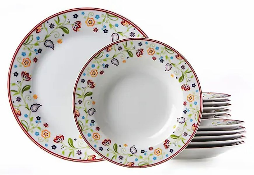 Ritzenhoff & Breker Tafelservice »Doppio Shanti, Teller Set, Geschirr-Set«, günstig online kaufen