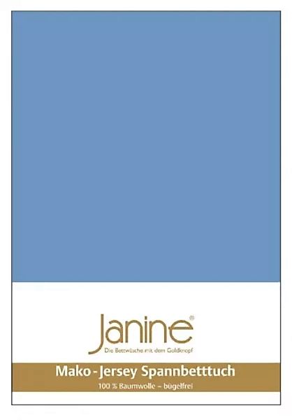 Janine Spannbetttuch Mako-Feinjersey 5007 zartrosa Größe:  200x200 cm günstig online kaufen