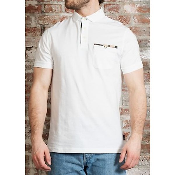 Barbour  T-Shirts & Poloshirts Corpatch Poloshirt - Weiß günstig online kaufen
