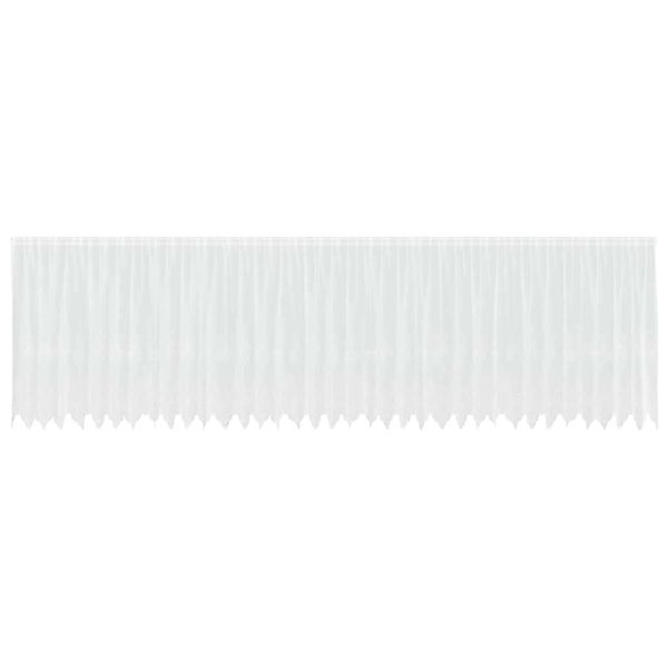 vidaXL Spitzenvorhang mit Vorhängen Weiß 900x180cm Polyester 4107961 günstig online kaufen