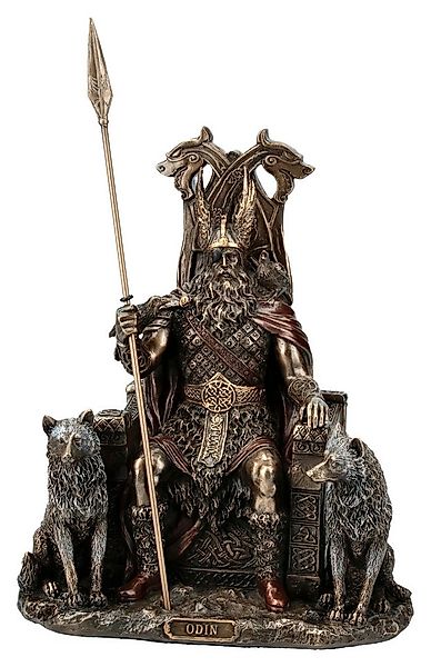 Figuren Shop GmbH Dekofigur Odin Figur - Germanischer Göttervater auf Thron günstig online kaufen