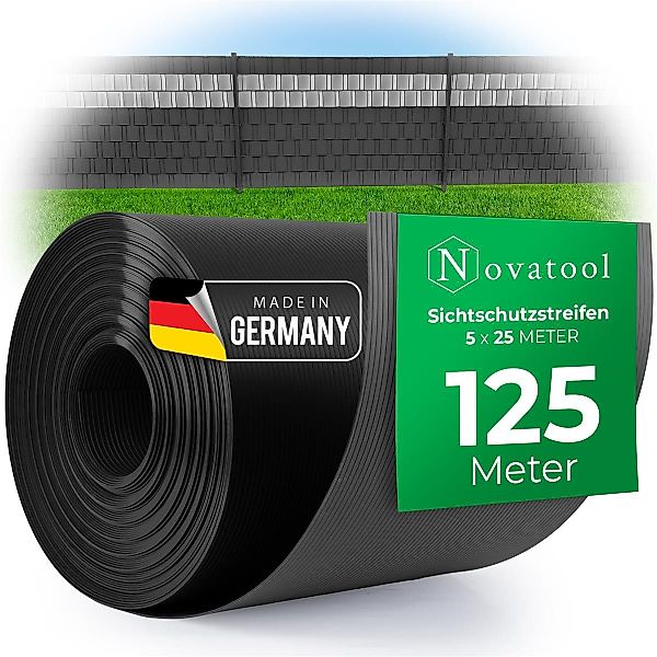 Novatool Doppelstabmattenzaun -, (5-St), Sichtschutzstreifen-Rollen günstig online kaufen