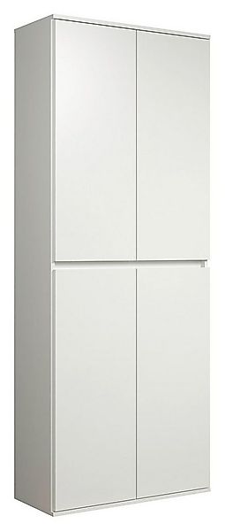 Mehrzweckschrank NEVADA, B 74 x H 191 cm weiß matt, mit geringer Tiefe und günstig online kaufen